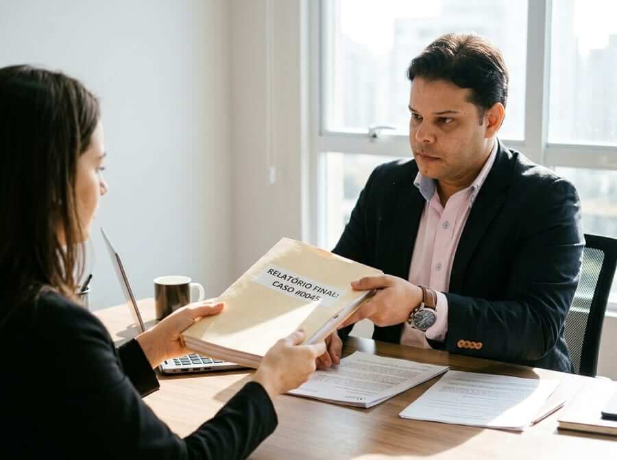Relatório de investigação organizado